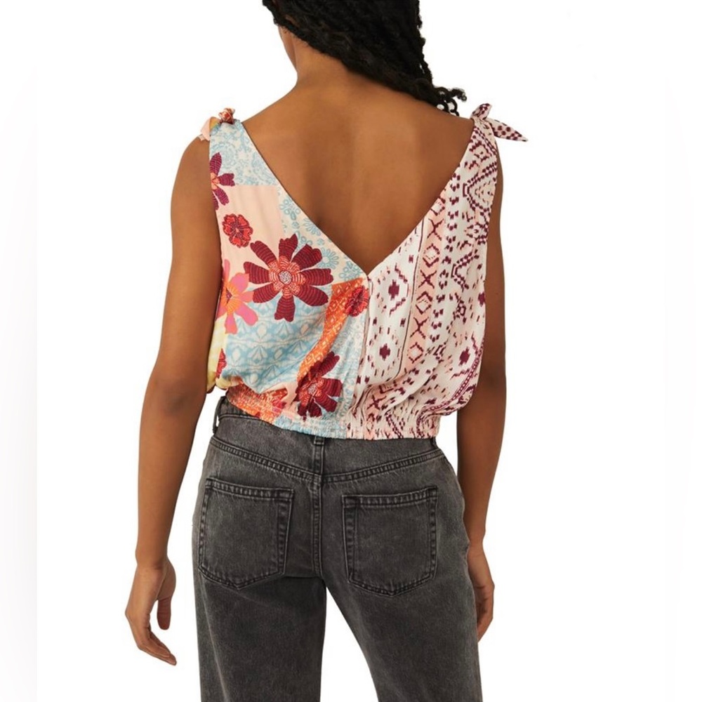 NWOT Free People Oversized Tied To You Tank Top - Picture 3 of 12